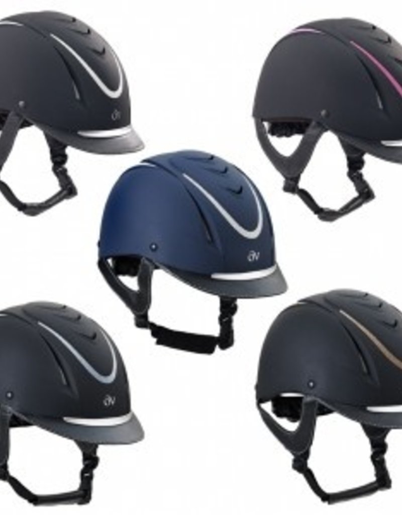 Ovation OV Z-6 Glitz Helmet Black/Black/Blue Small/Medium