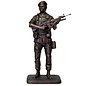 Terrance Patterson Soldier Wearing Beret statue 16"