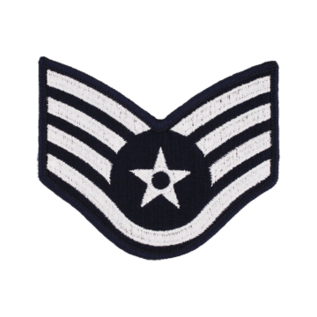 Dress Blues SSgt E-5 Chevron Large