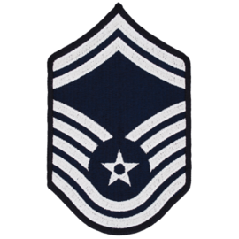 Dress Blues SMSgt E-8 Chevron Large