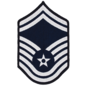 Dress Blues SMSgt E-8 Chevron Large