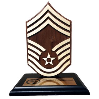 Chevron Rank Award Base and Plate