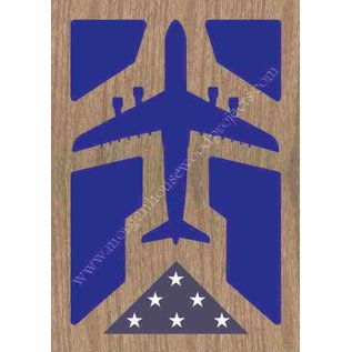 Morgan House C-5 Galaxy Shadow Box
