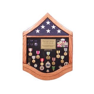 Morgan House Air Force MSgt Shadow Box