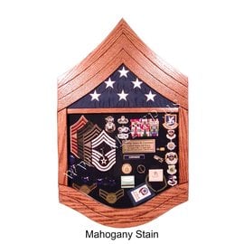 Morgan House MSB-E9AF Air Force CMSgt Shadow Box