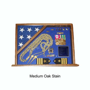 Morgan House MSB-01 Shadow Box with flag in corner