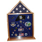 Morgan House Large Shadow Box and Flag Display