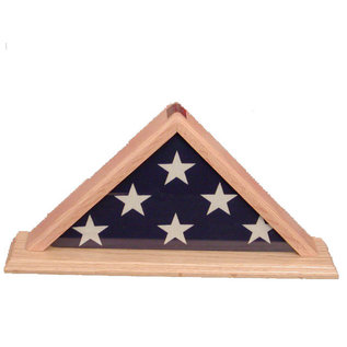 Morgan House 3' x 5' Solid Wood  Flag Case