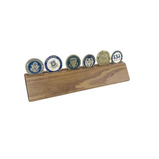 Morgan House Oak Desk Wedge with Coin Groove