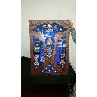 Morgan House Caduceus Shadow Box