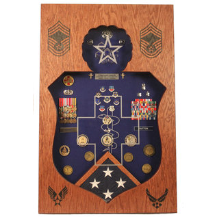 Morgan House Medical Badge Shadow Box