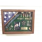 Morgan House Hanging Shadow Box with flag in corner