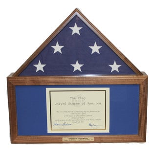 Morgan House 5'x9' Flag Case with Memorabilia Box