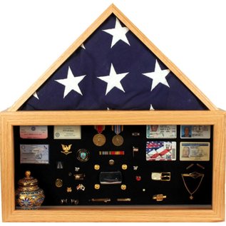 Morgan House 5'x9' Flag Case with Memorabilia Box