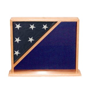 Morgan House Shadow Box with 5x8 flag in corner