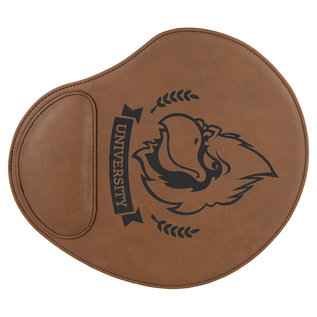 9" x 10 1/4" Laserable Leatherette Mouse Pad