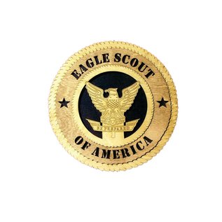 Morgan House Wall Tribute – Eagle Scout Plaque | Eagle Scout Wall Tribute Keepsake | Perfect Scouting Gift & Recognition Award