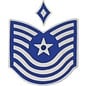 Air Force E7 First Sergeant Chevron Pin old style