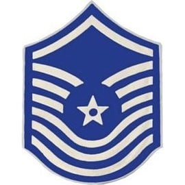 Air Force E8 Chevron Pin old style