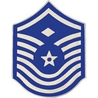 Air Force E8 First Sergeant Chevron Pin old style
