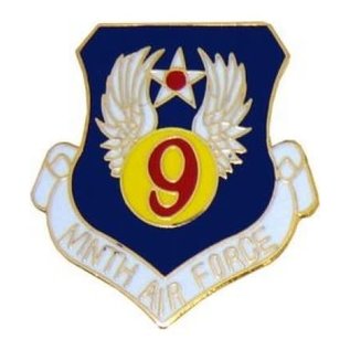 9th Air Force Pin (1 inch)