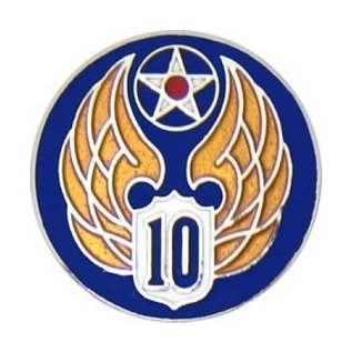 10th Air Force Pin (3/4 inch)