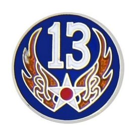 13th Air Force Pin (3/4 inch)