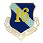 16th Air Force Pin (1 inch)