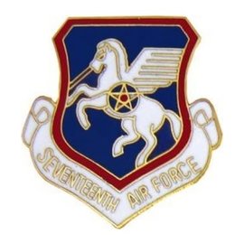 17th Air Force Pin (1 inch)