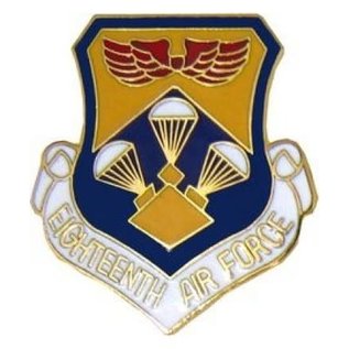 18th Air Force Pin (1 inch)