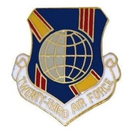 23rd Air Force Pin (1 inch)