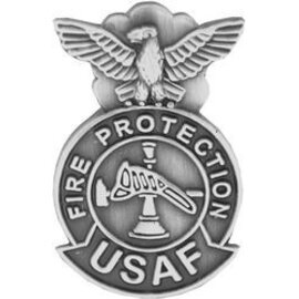 United States Air Force Fire Protection Badge Pin - 14511 (1 inch)