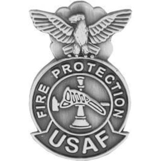 United States Air Force Fire Protection Badge Pin - 14511 (1 inch)