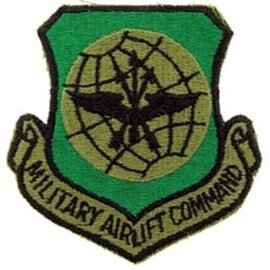 PATCH-USAF,MILITARY AIRLIFT CMD (SUBDUED)