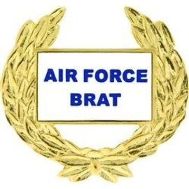 United States Air Force Brat with Wreath Pin - 14496 (1 1/8 inch)