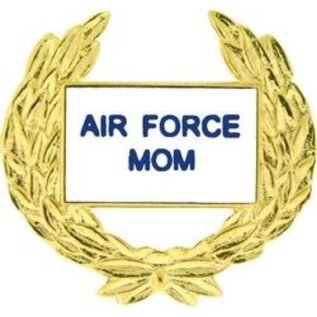 United States Air Force Mom with Wreath Pin - 14360 (1 1/8 inch)