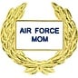 United States Air Force Mom with Wreath Pin - 14360 (1 1/8 inch)
