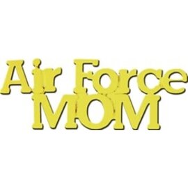 United States Air Force Mom Script Pin - 14616 (1 3/8 inch)