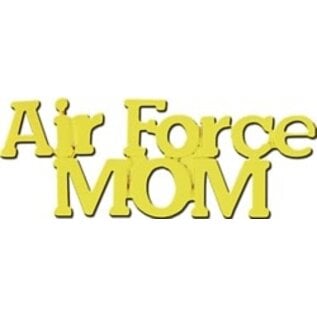 United States Air Force Mom Script Pin - 14616 (1 3/8 inch)