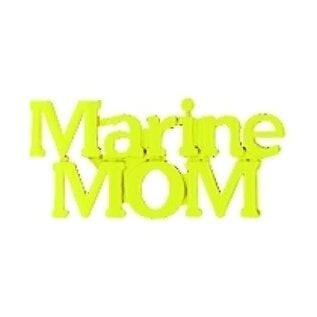 Marine Mom Script Pin - 14614 (1 1/8 inch)