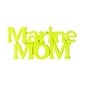 Marine Mom Script Pin - 14614 (1 1/8 inch)