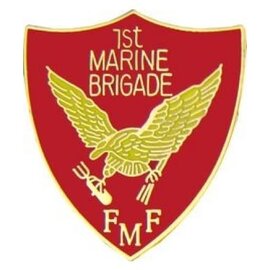 1st Brigade Fleet Marine Force Pin - 15806 (1 inch)