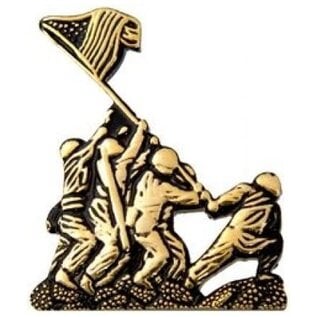 Iwo Jima Pin - 15554 (1 1/4 inch)