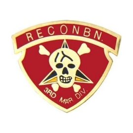 3rd Marine Recon Battalion Pin - 14727 (1 1/8 inch)