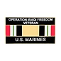 Operation Iraqi Freedom Veteran United States Marine Corps with Ribbon Pin - 14548 (1 1/4 inch)