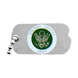 United States Army Insignia Dog Tag Pin - 14367 (1 inch)