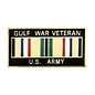 Gulf War Veteran United States Army with Ribbon Pin - 14244 (1 1/8 inch)