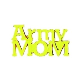 Army Mom Script Pin - 14610 (1 inch)