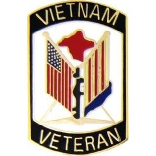 Vietnam Veteran Pin - 14874 (1 1/8 inch)
