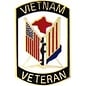 Vietnam Veteran Pin - 14874 (1 1/8 inch)